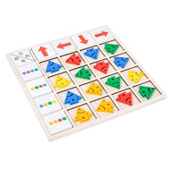 Wooden Cognitive Direction Puzzle
