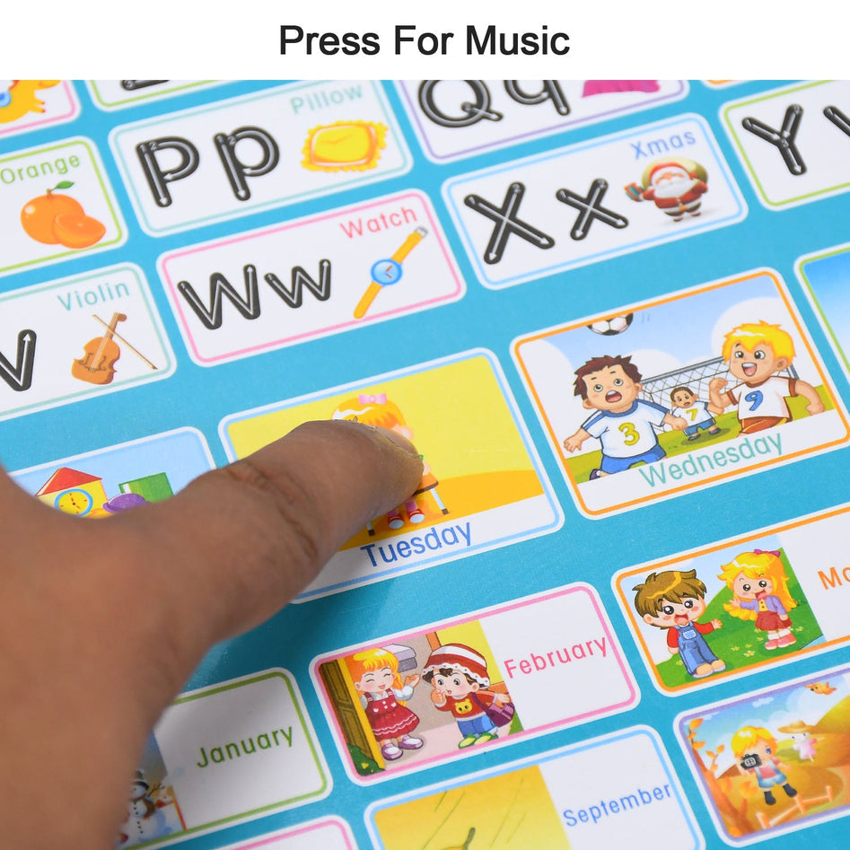 2 in 1 Playmat - Learning Tablet and White Board