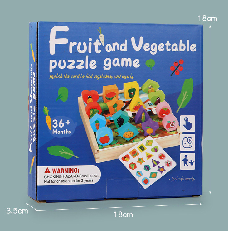 Fruit & Vegetable Puzzle Game