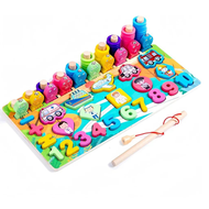 Wooden 5 In 1 Logarithmic Board