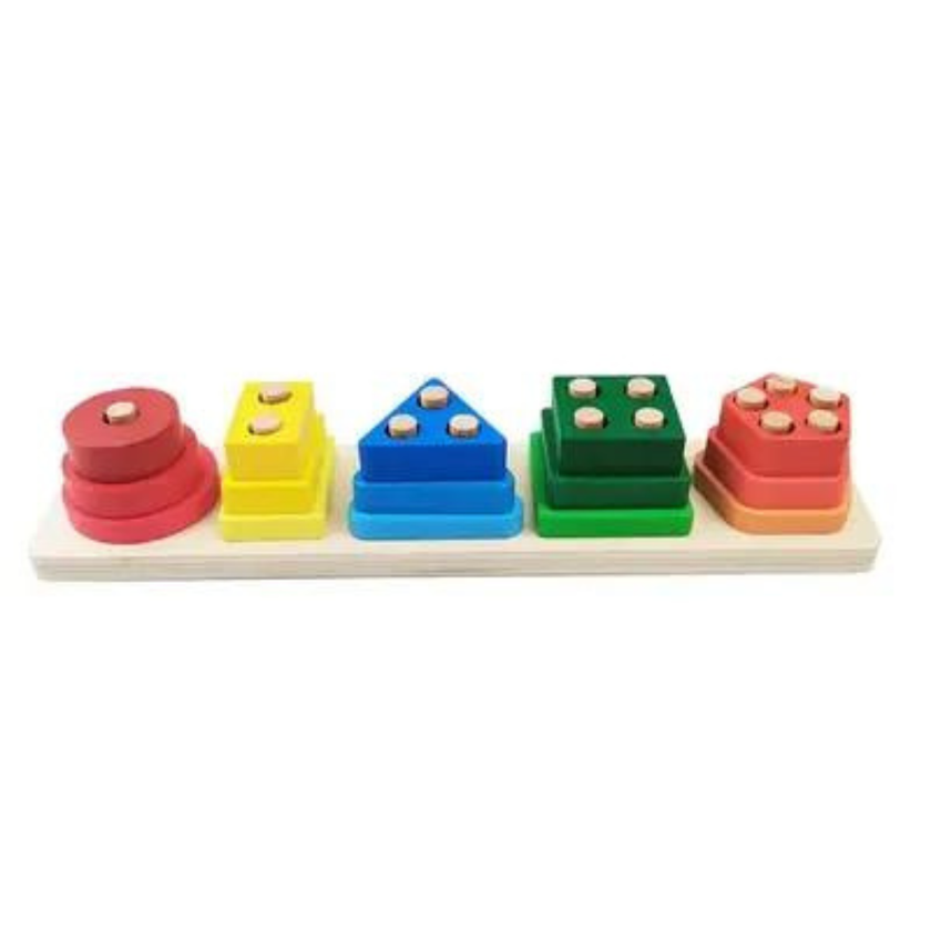 Gradient Five Shape Sorter
