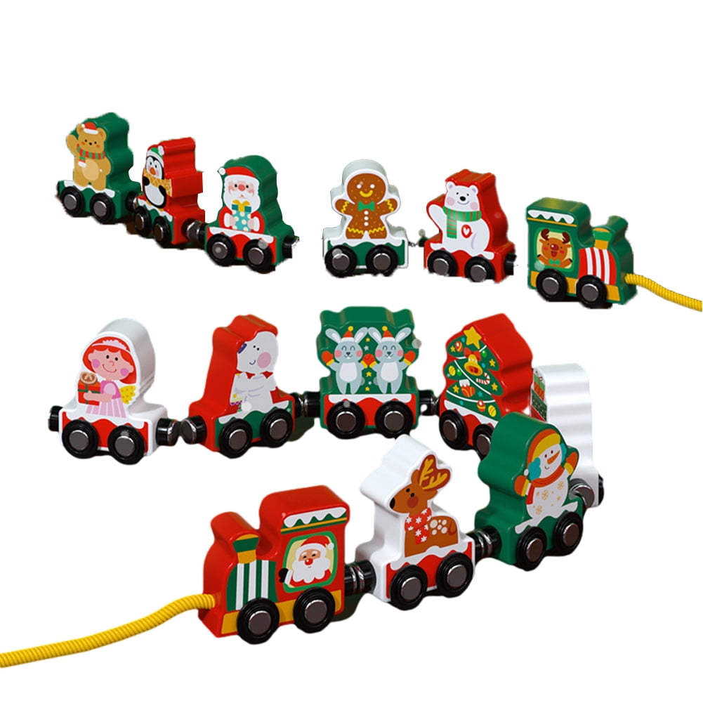 Christmas magnetic Train
