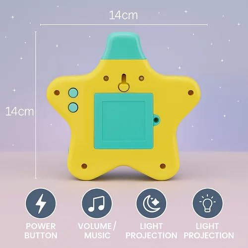 Star Projector Cradle Rattle