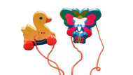 2 in 1 Animal Pull Along (1 pc)