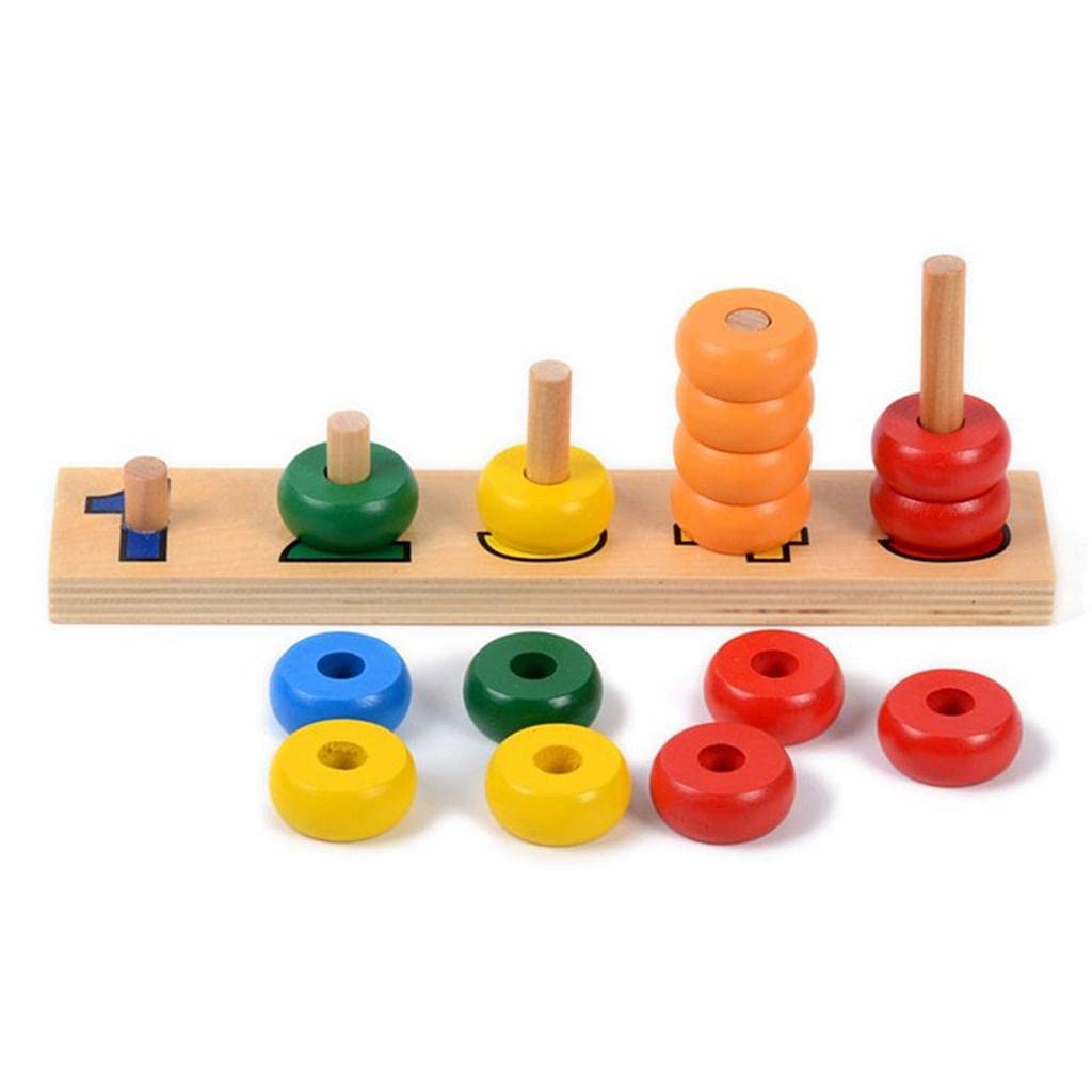 Wooden Stacking Ring 1-5 Set
