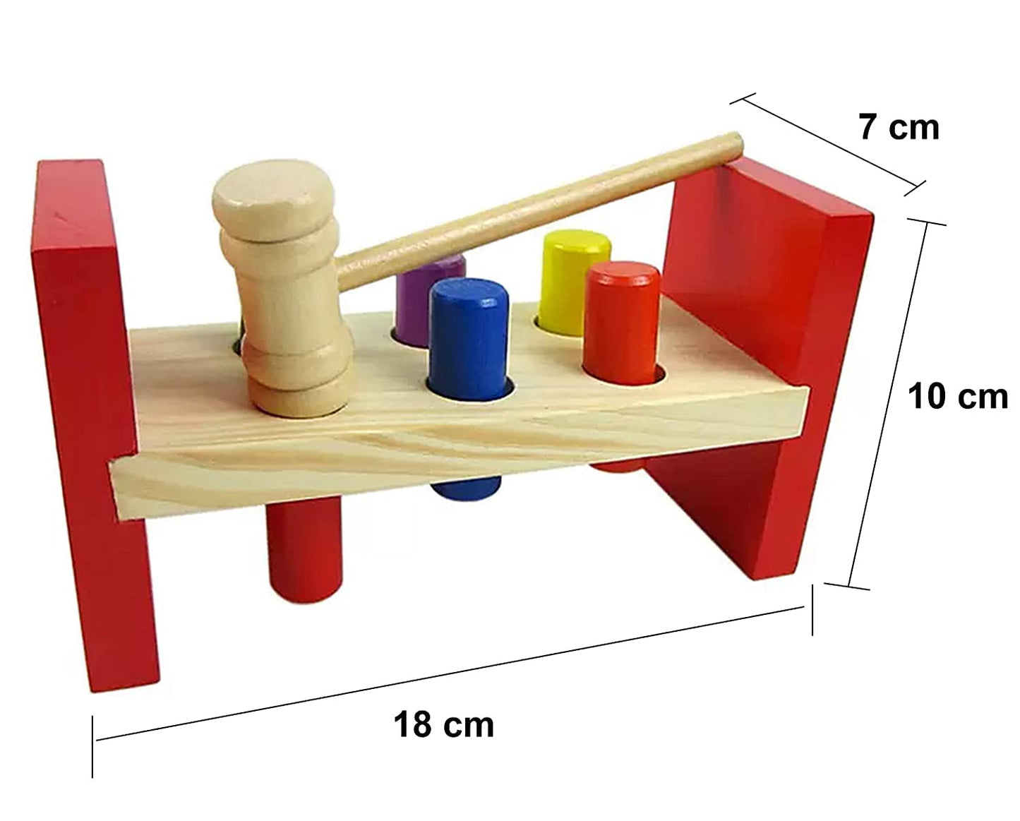 Wooden Hammer Ball  - Bench