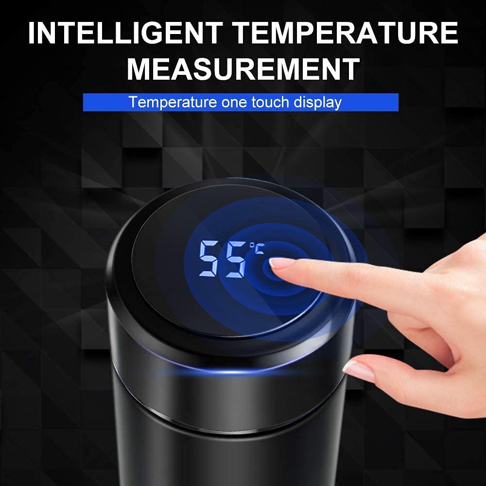 Smart Led Display Temperature Bottle Vacuum Flask Stainless Steel