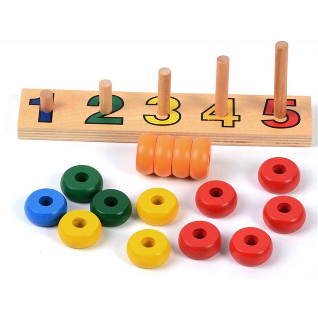 Wooden Stacking Ring 1-5 Set