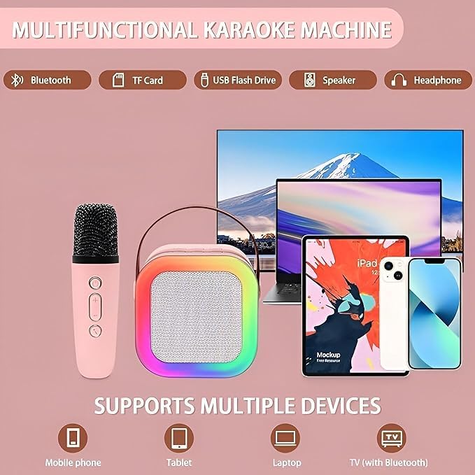 Karaoke Bluetooth Speaker with Mike