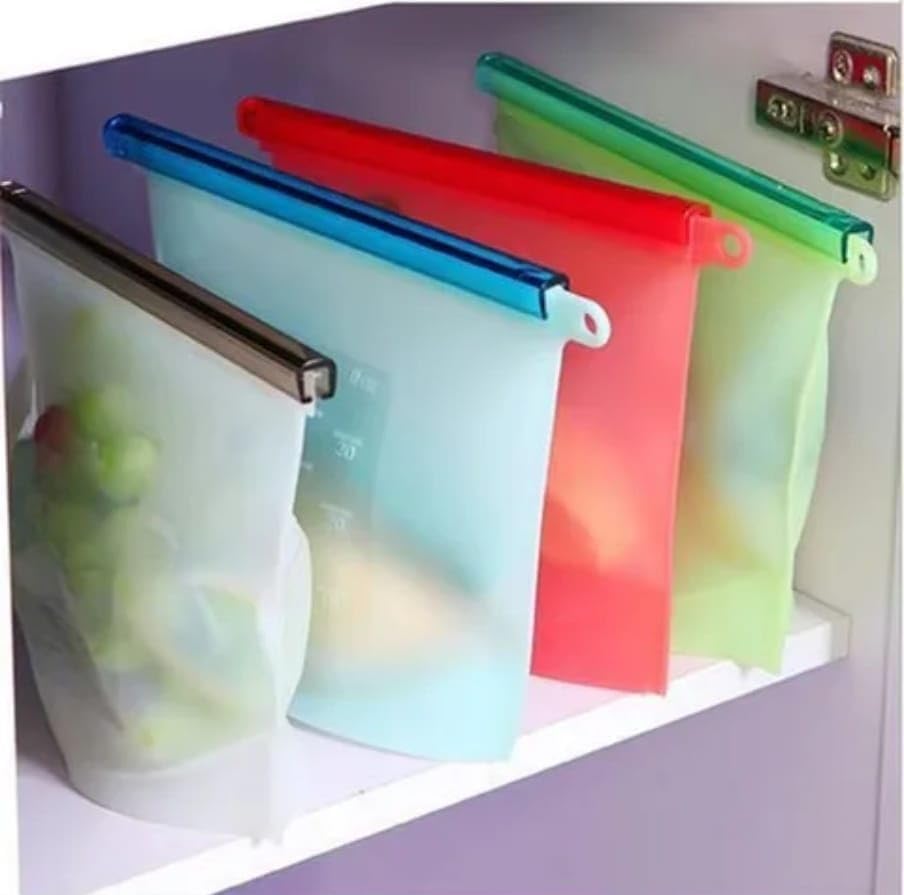 Silicone Storage Bag for Fridge - 1000 ml