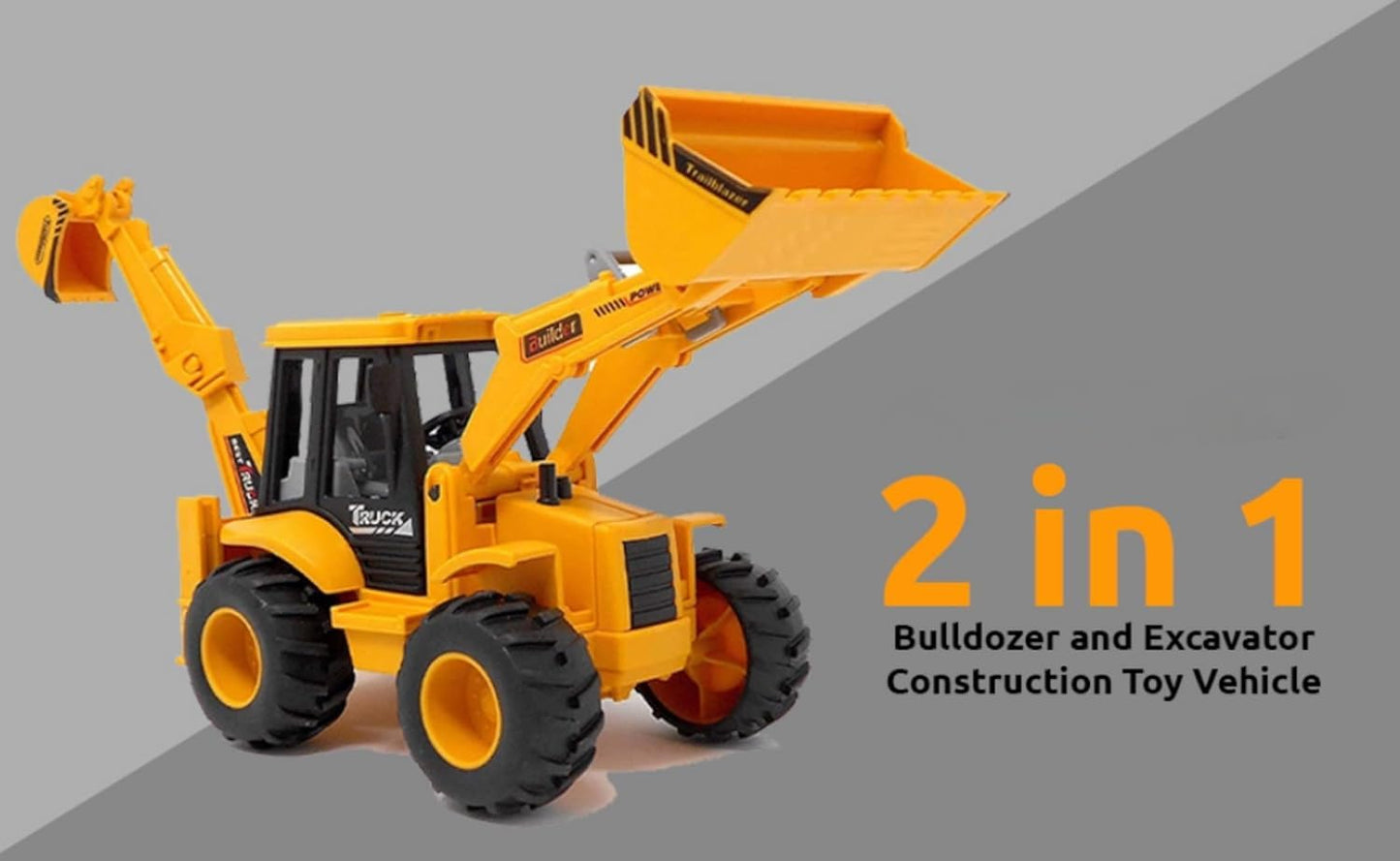 Friction Bulldozer Truck Construction Vehicle Toy