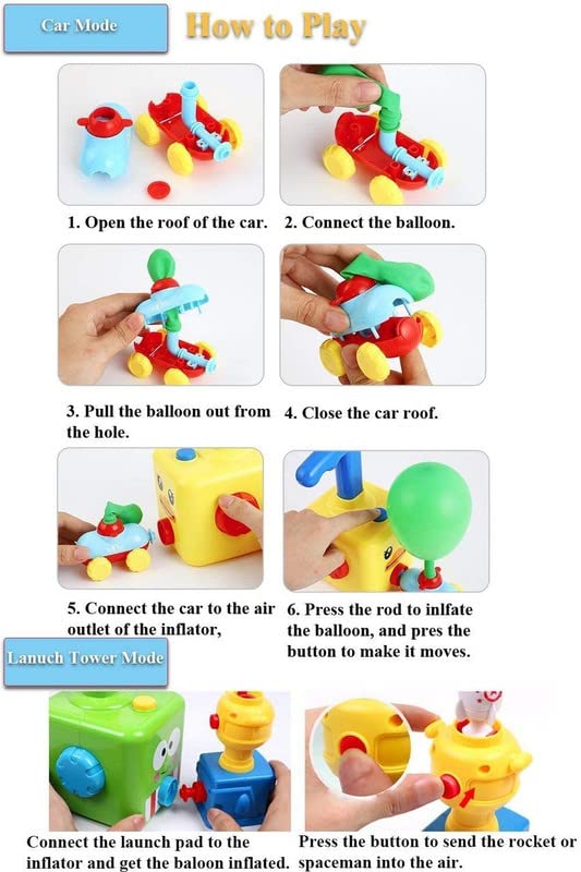 Balloon Launcher Car Toy
