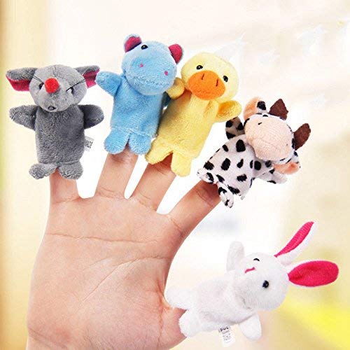Animal Finger Puppets - Set of 10