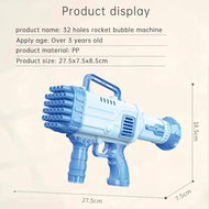 32 Hole Rocket Bubble Gun