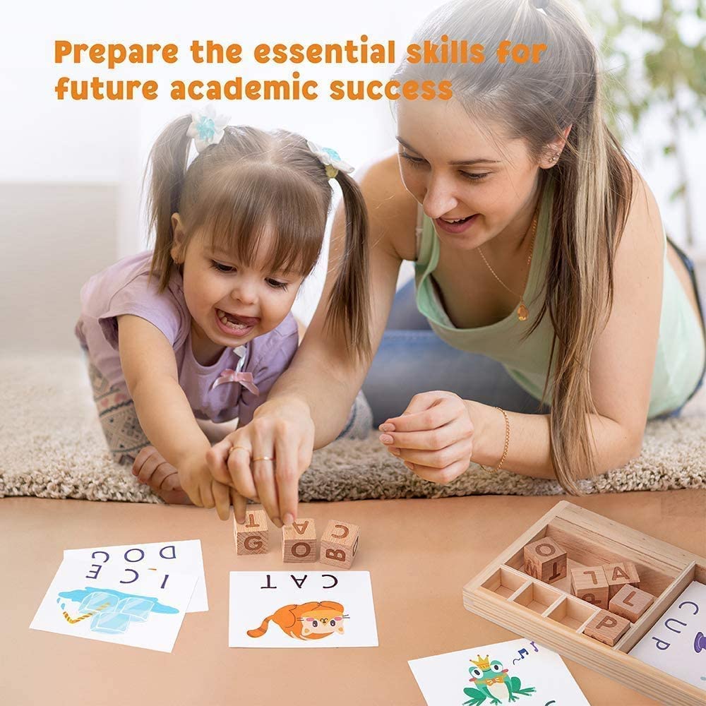 Wooden Spelling Game