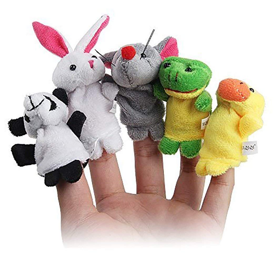 Animal Finger Puppets - Set of 10