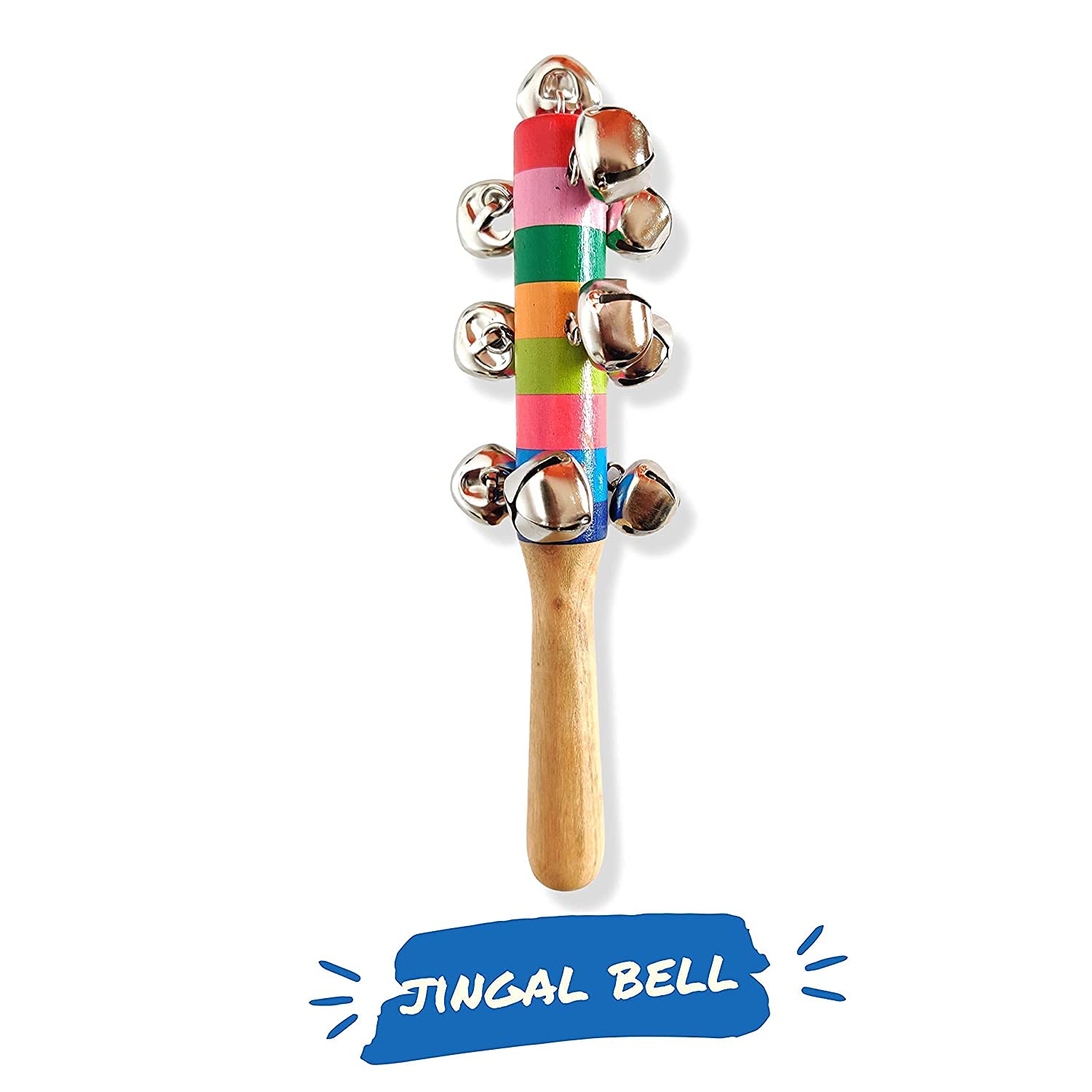 Wooden Rattle Set of 4 pc