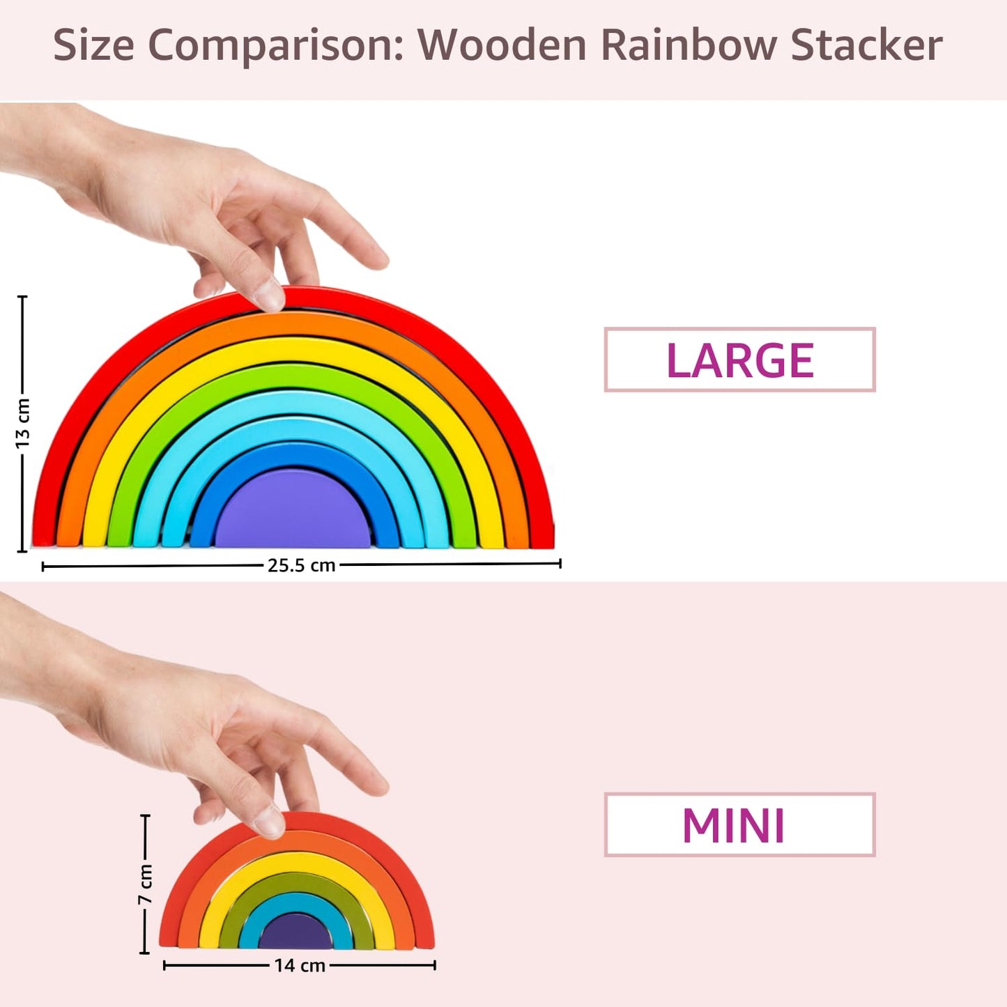 Rainbow Stacking Big