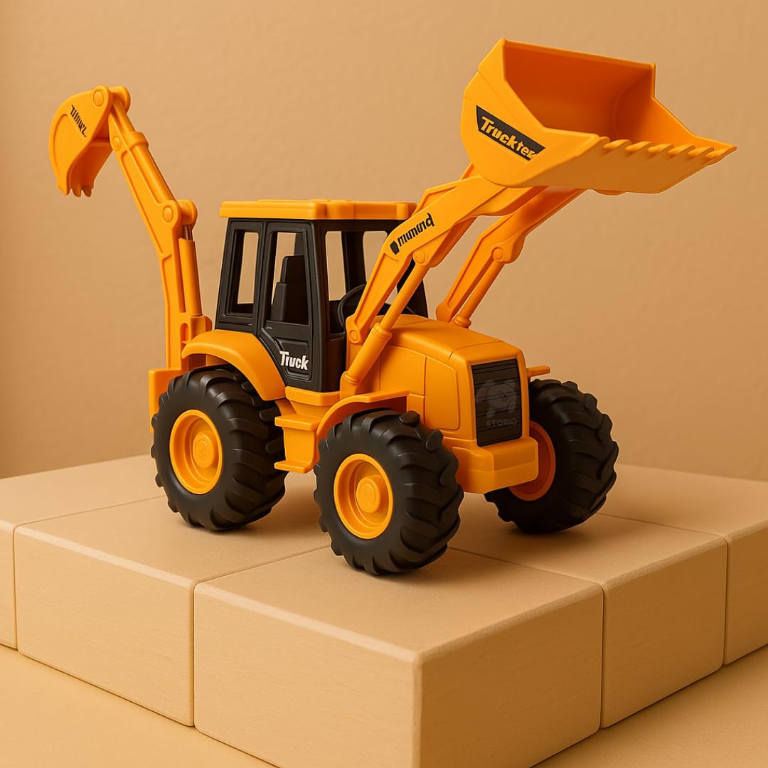 Friction Bulldozer Truck Construction Vehicle Toy