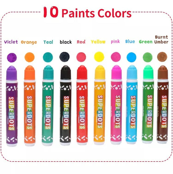 Super Dots 10 colors (20 ml each)