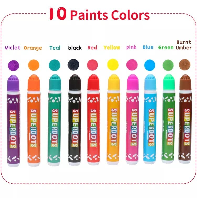 Super Dots 10 colors (20 ml each)