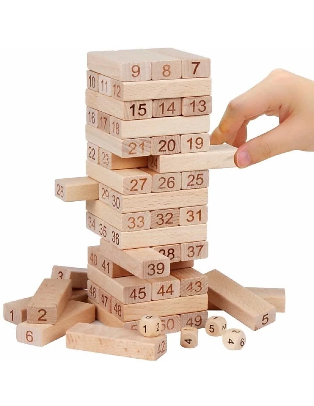 Wooden Wiss Toy Blocks(54 Pcs)