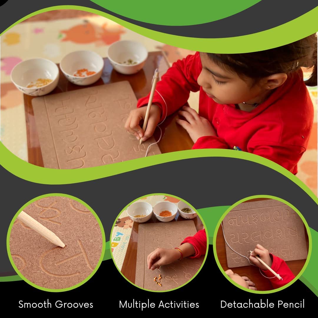 Wooden Small abc Tracing Board