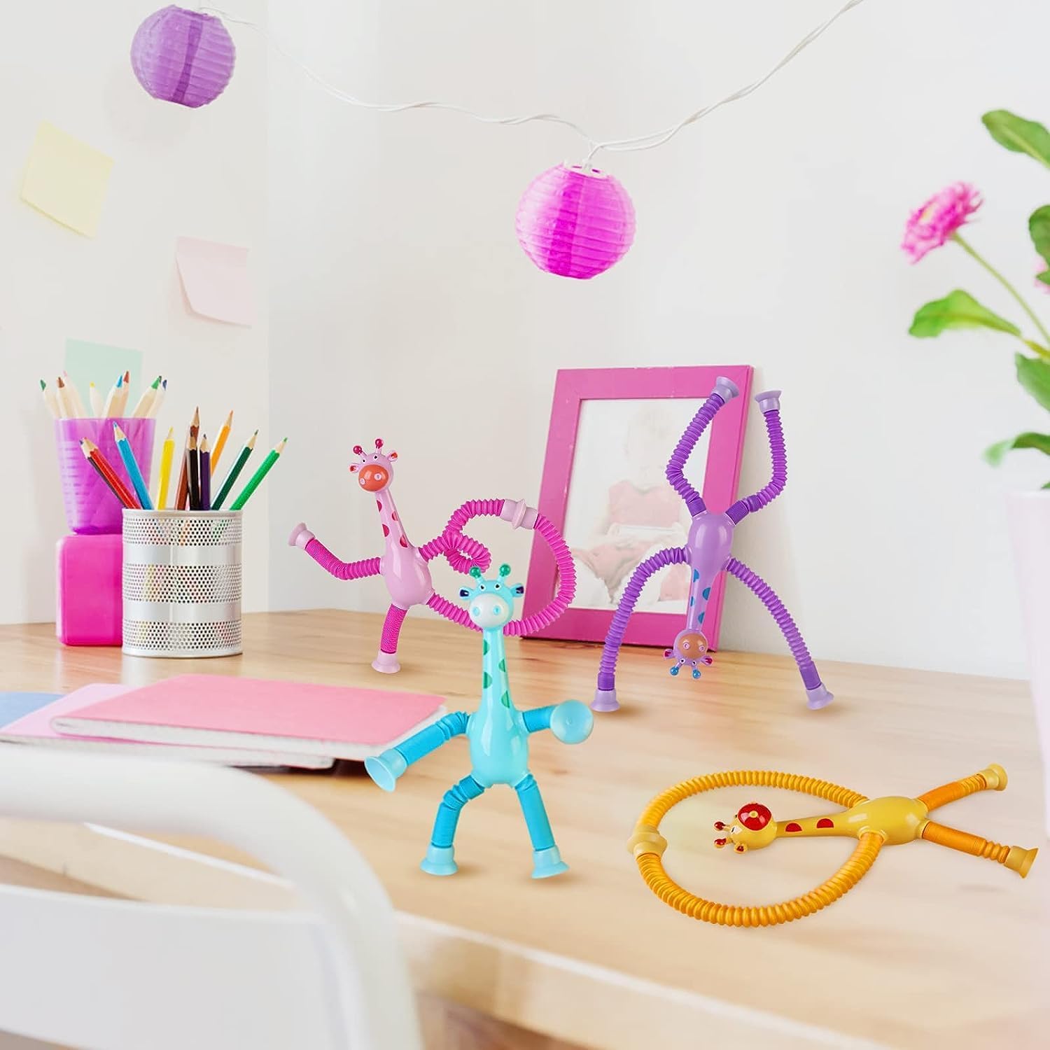 Giraffe Pop Tube - 1 pc