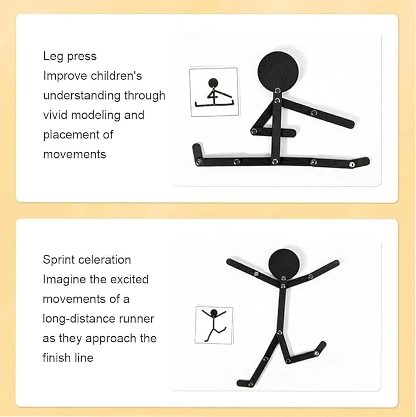 Wooden Man Puzzle -Travel Friendly Toy