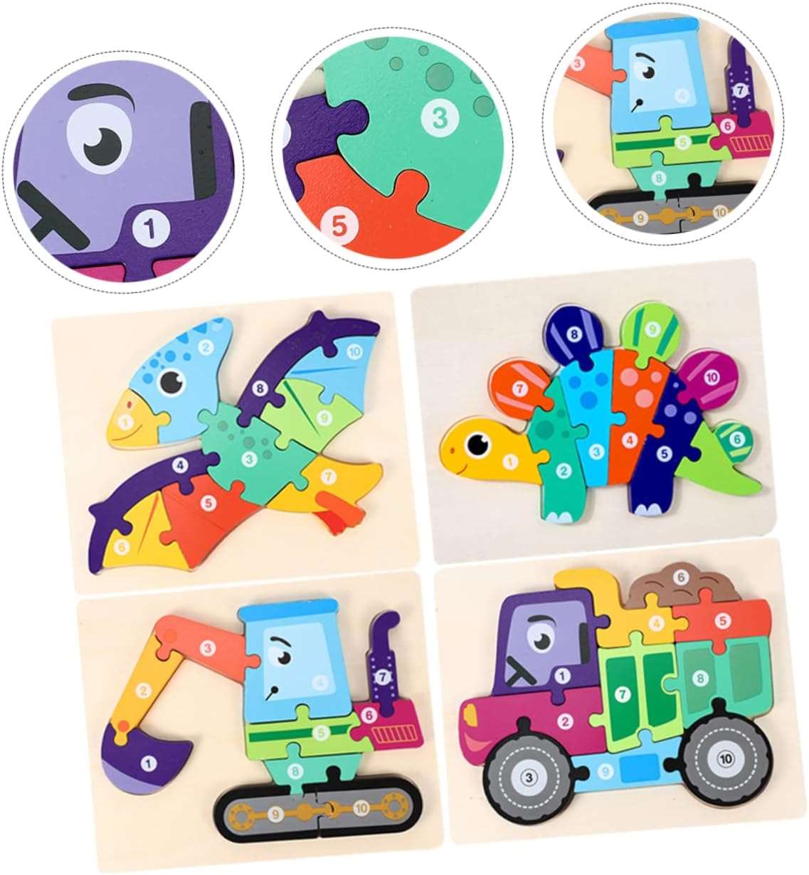 123 Shape Puzzle - Big ( 1 pc)
