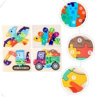 123 Shape Puzzle - Big ( 1 pc)