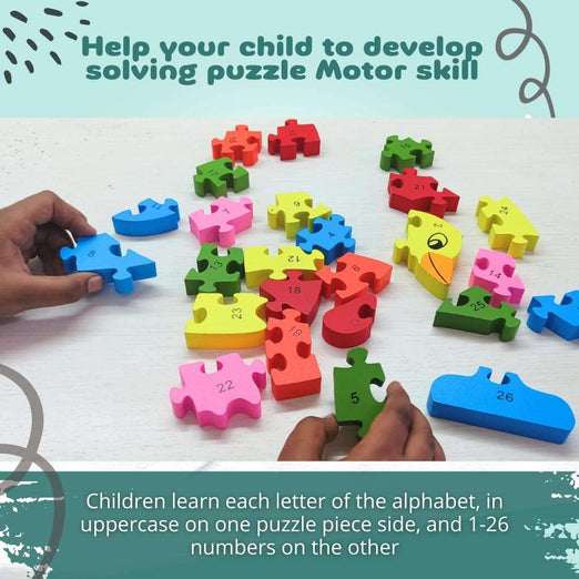 Small Lion Shape ABC Puzzle