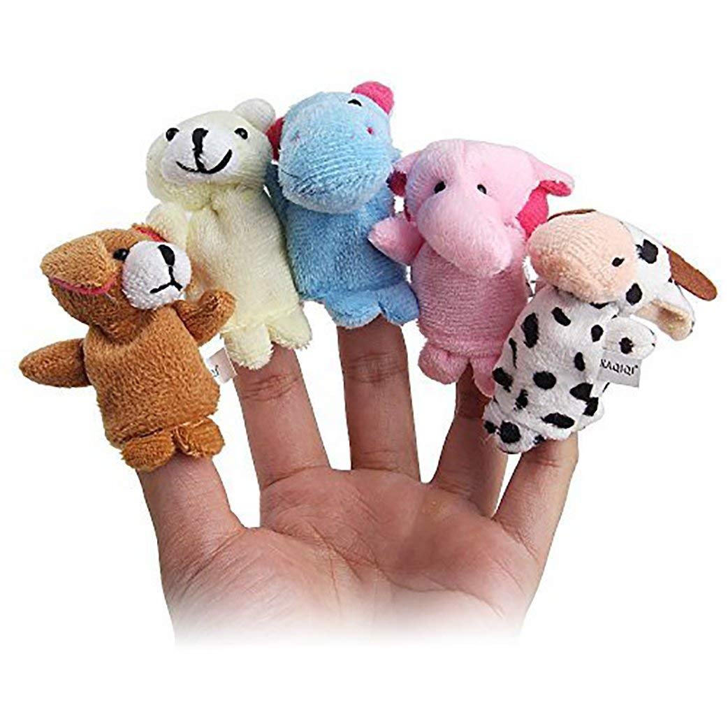 Animal Finger Puppets - Set of 10