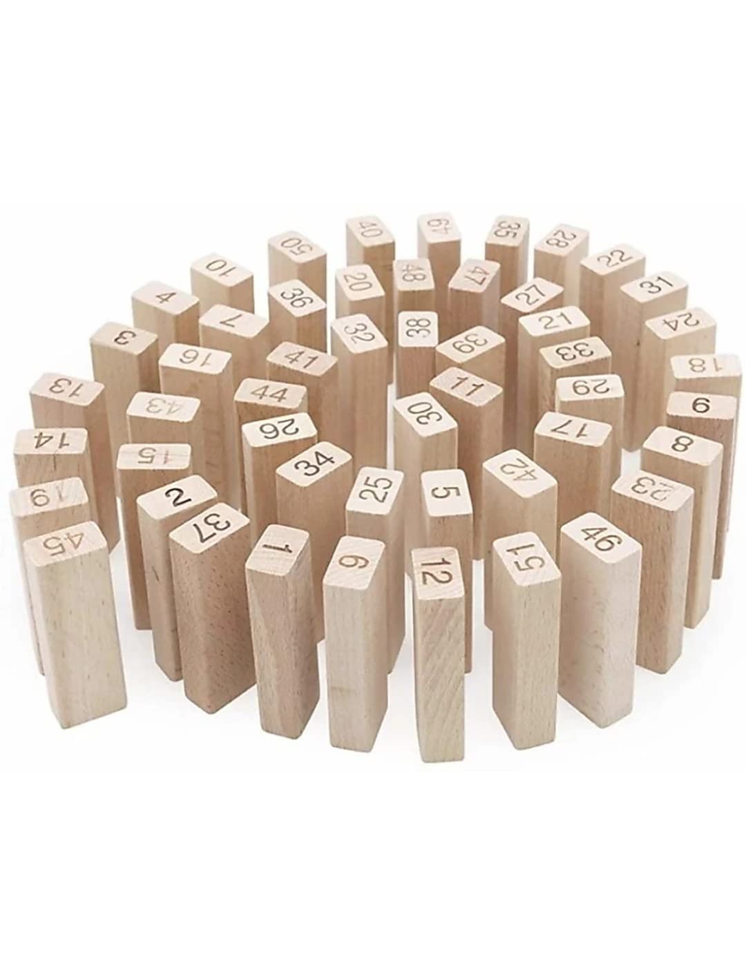 Wooden Wiss Toy Blocks(54 Pcs)