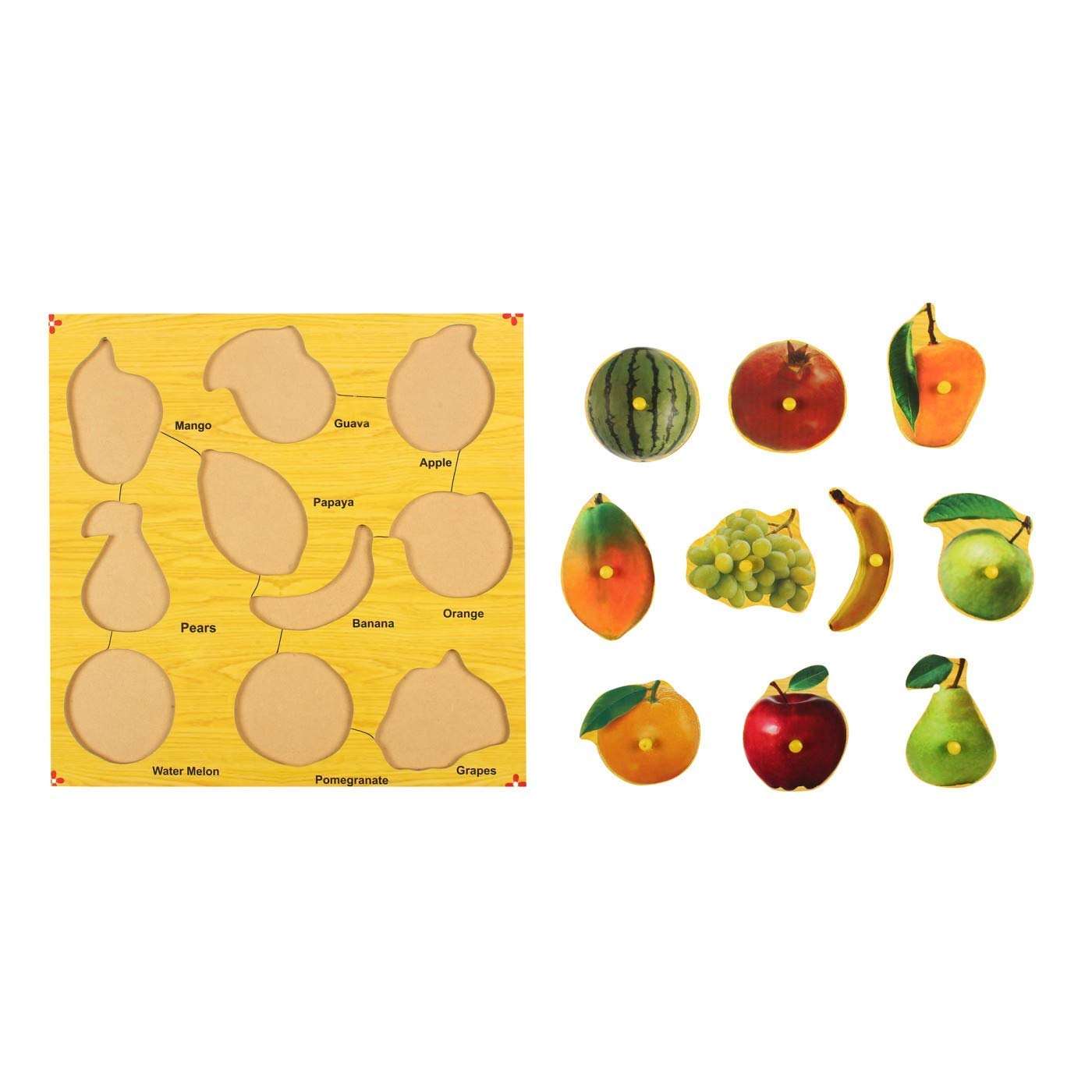 Fruit Puzzle Pin Board