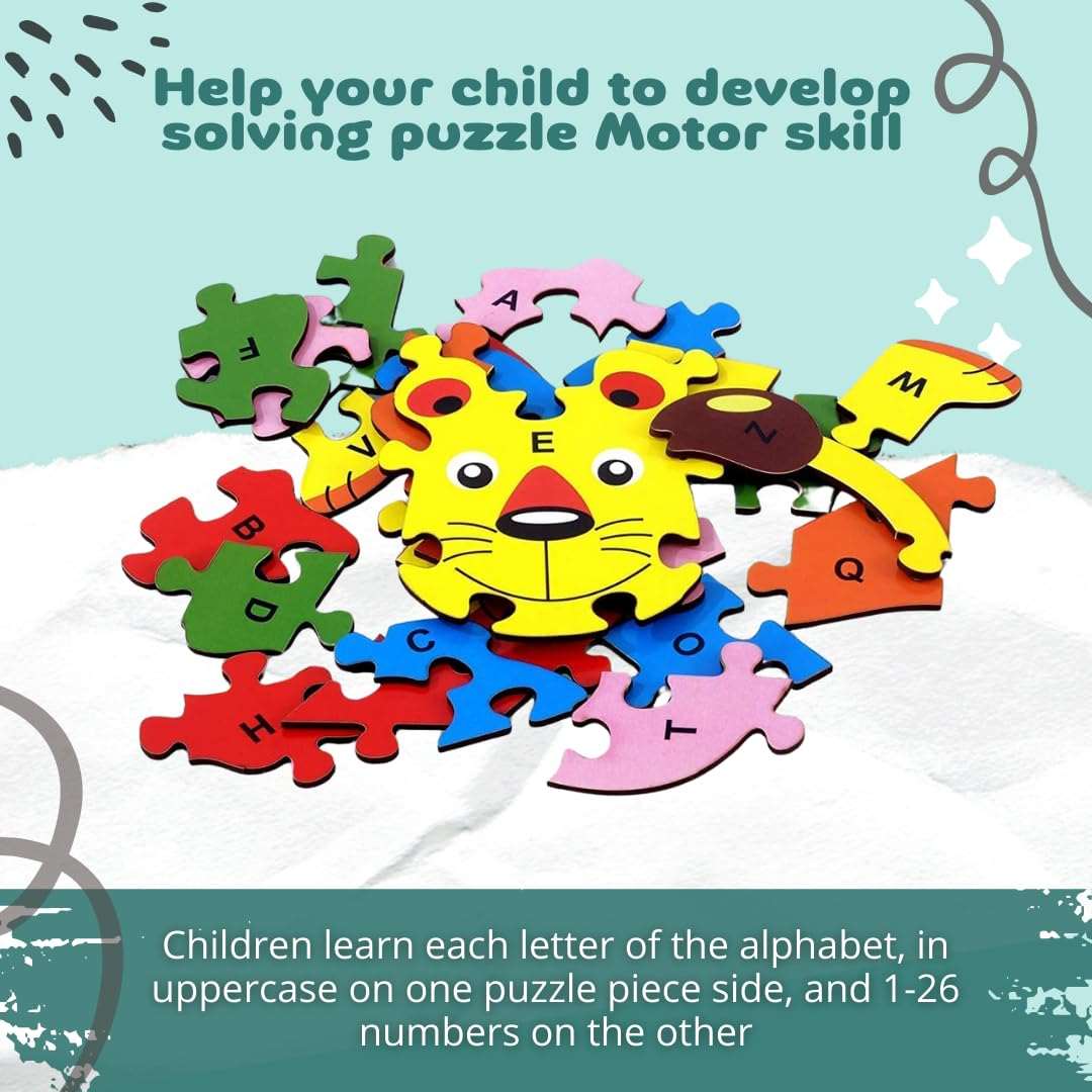 Small Lion Shape ABC Puzzle