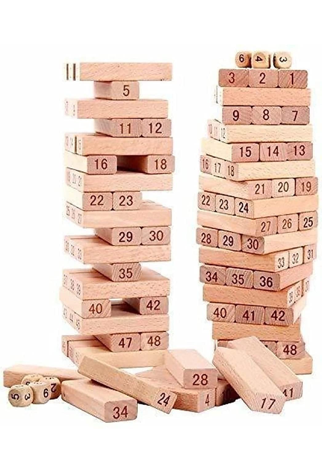 Wooden Wiss Toy Blocks(54 Pcs)