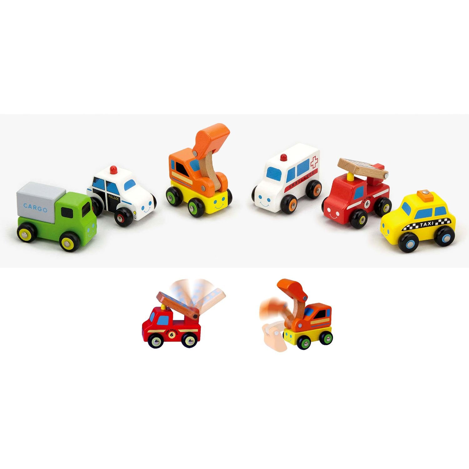 Wooden Car - Model 1 (1 pc)