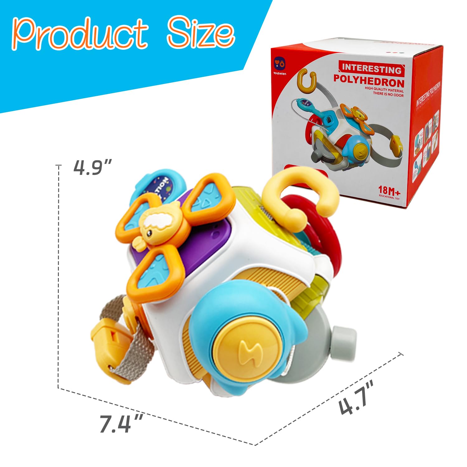 10 in 1 Busy Cube Activity Toy
