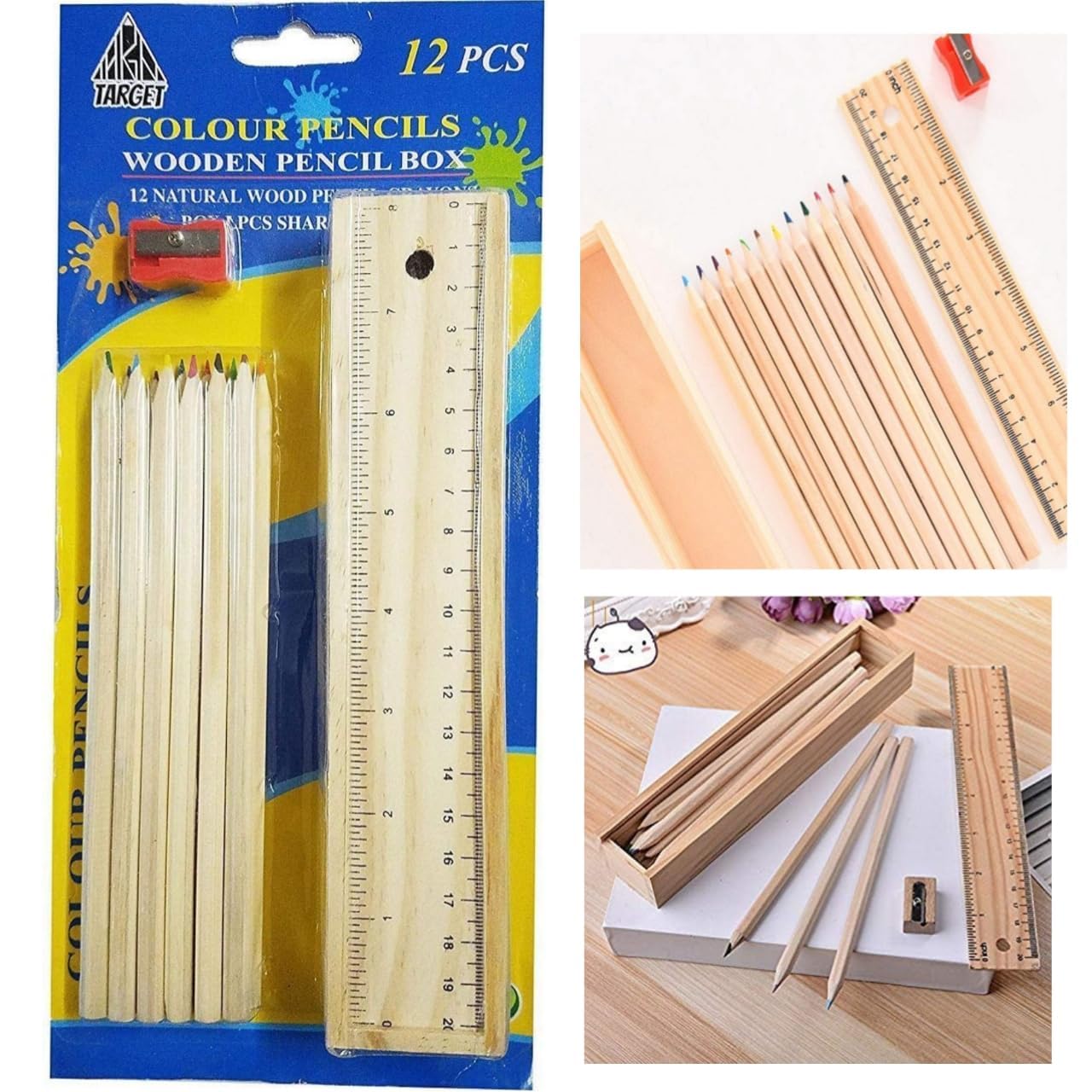 Color Pencil Wooden Box