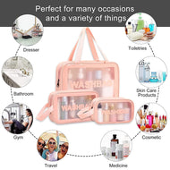 3 pc Wash Bag (Random Color)