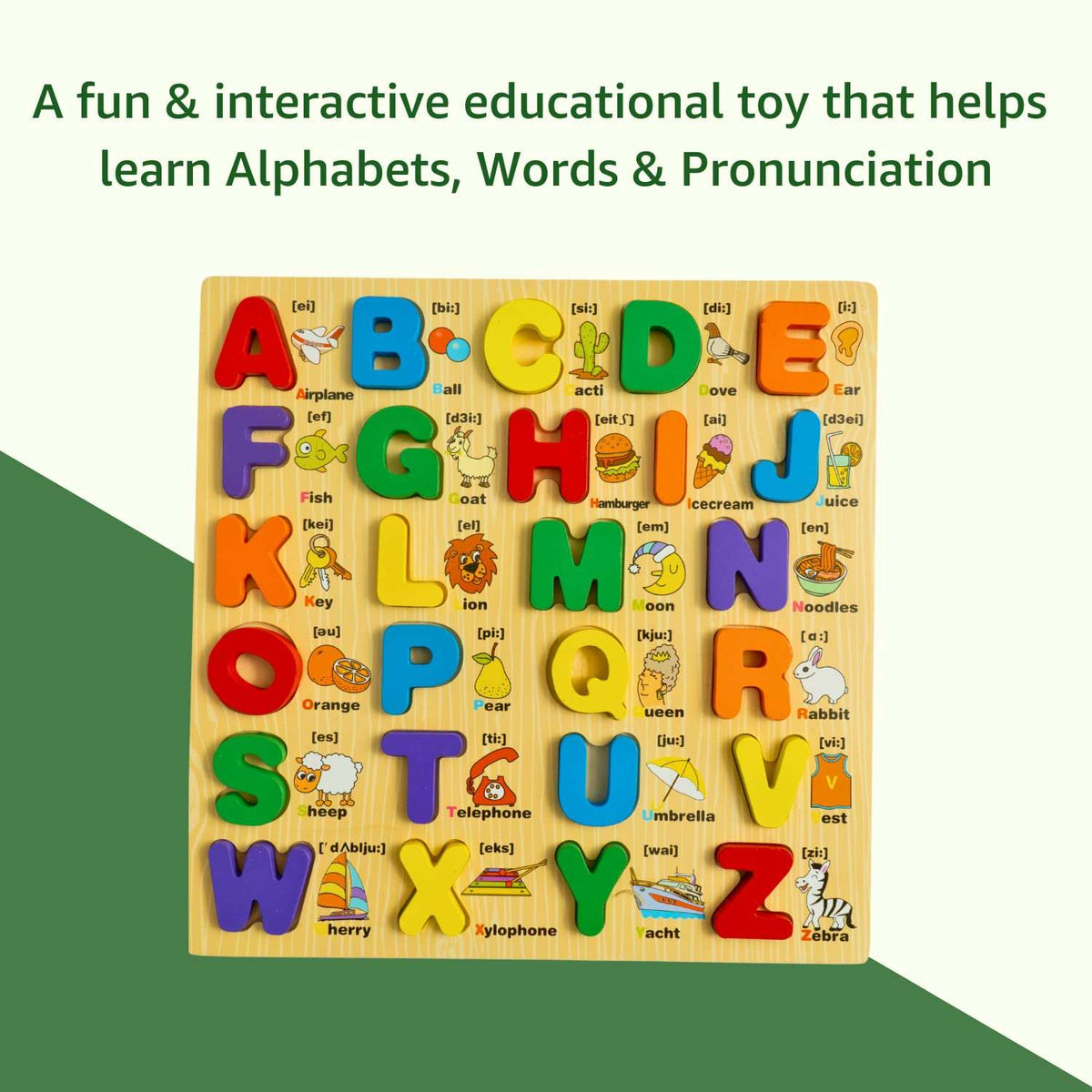 Capital ABC Puzzle Board - Kuviyal