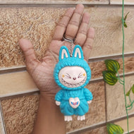 Face Changing Labubu Keychain(1 Pc)(Random Color)