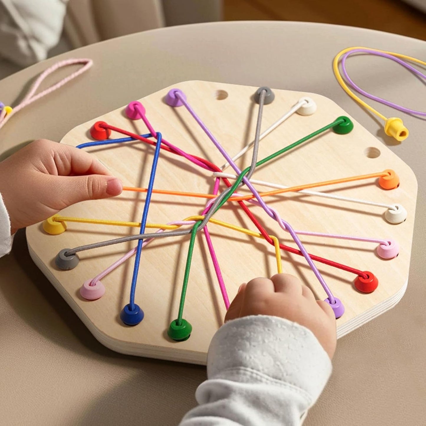 Wooden Rope Challenge Game - Brainy Knots