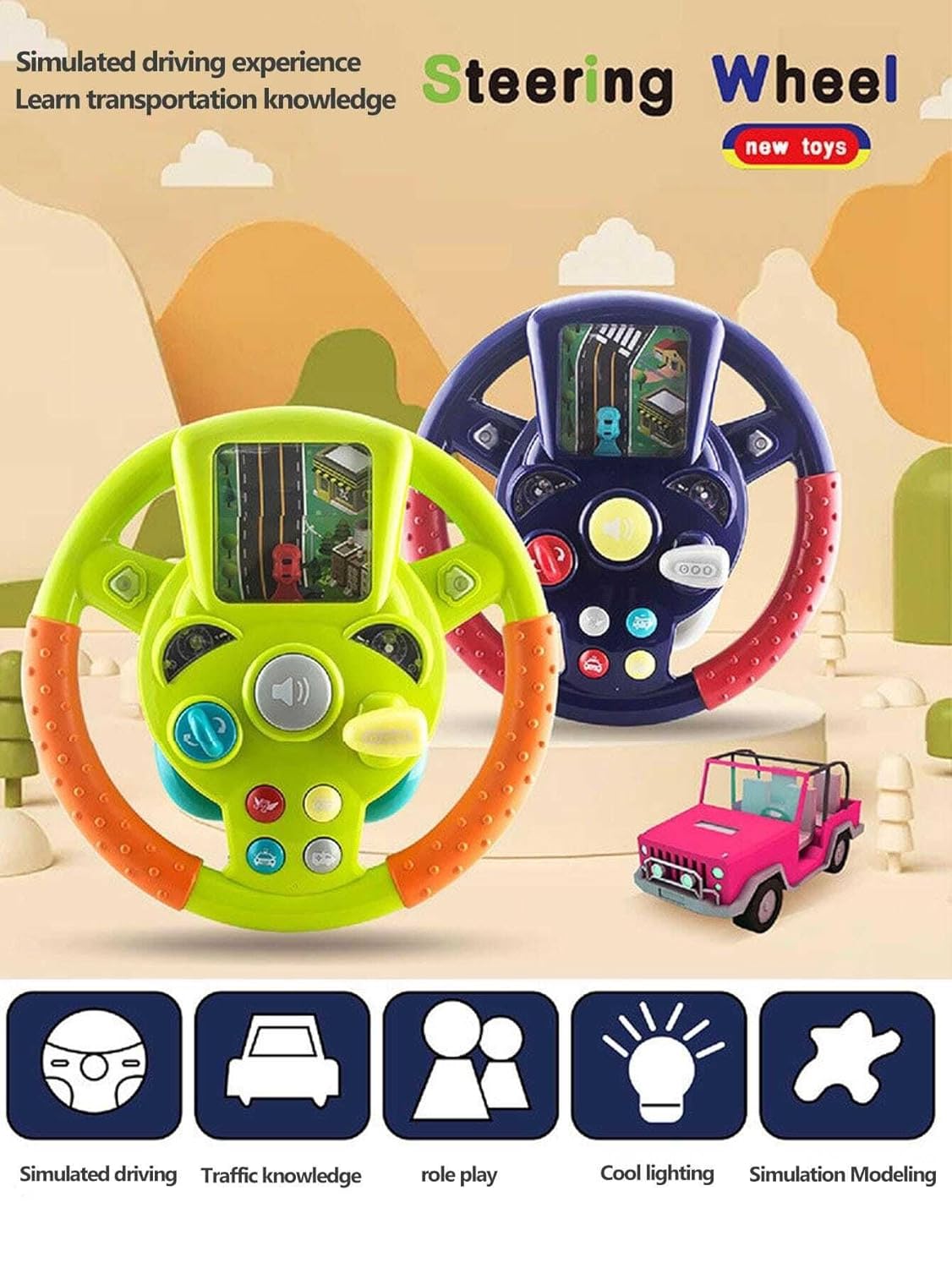 Little Driver Steering Wheel Toy