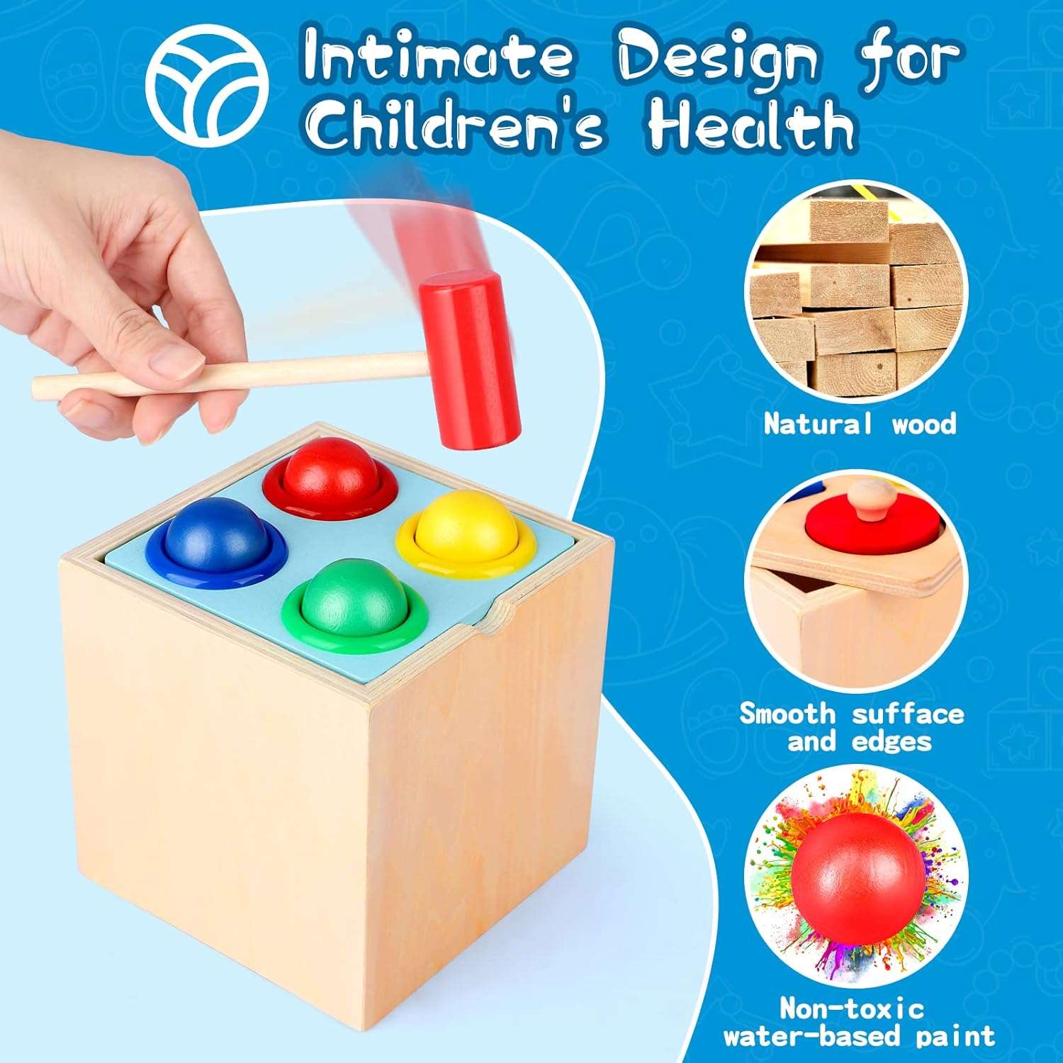 5 in 1 Wooden Toys