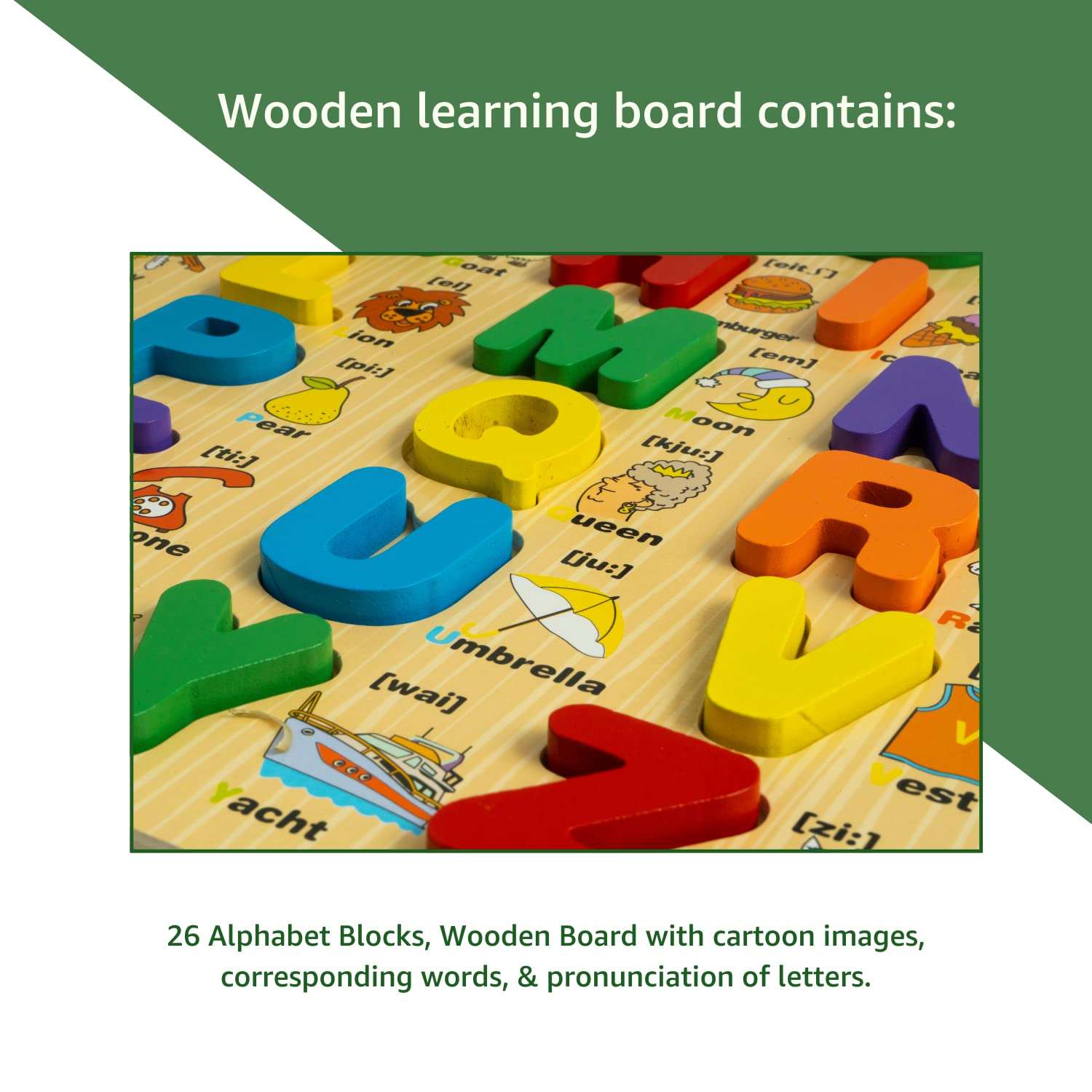 Capital ABC Puzzle Board