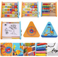 5 in 1 Wooden Activity Centre Triangle Toy