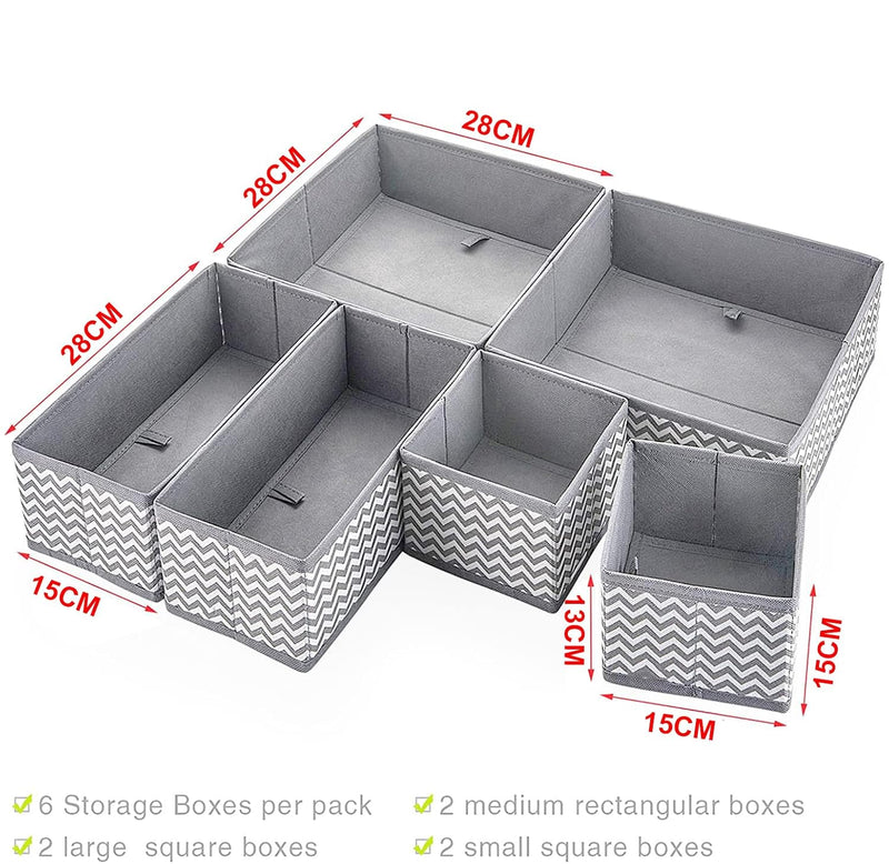 Set Of 6 Box Organiser