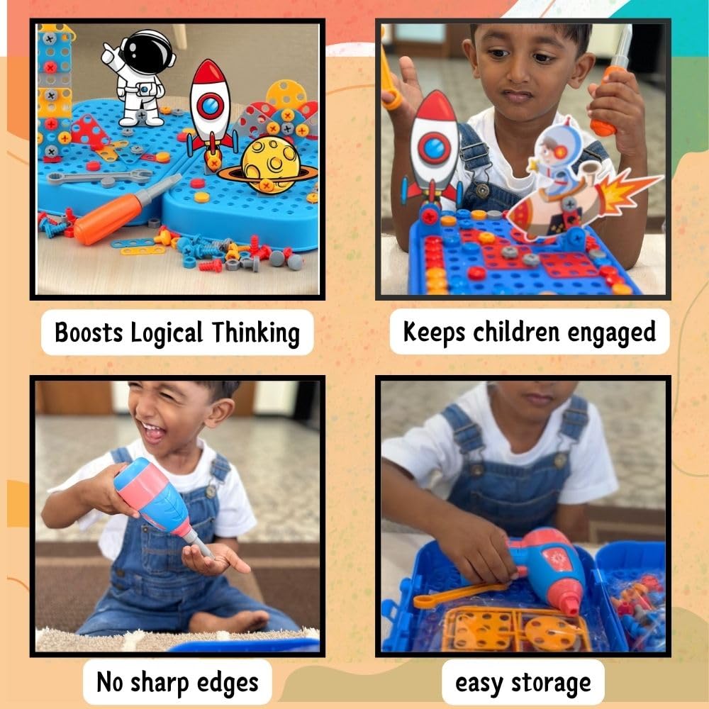 Self spell box with screw Driver(Dino & space)